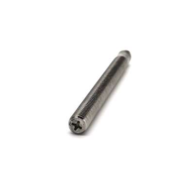 Molybdenum Threaded Bar Flat Point Grub Screw SS 316 304 Stainless steel Slotted Set Screw Thread Stud Bolt