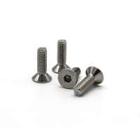 Stainless Steel 304 316 Metal Hexagon Socket Flat Countersunk Head Screws