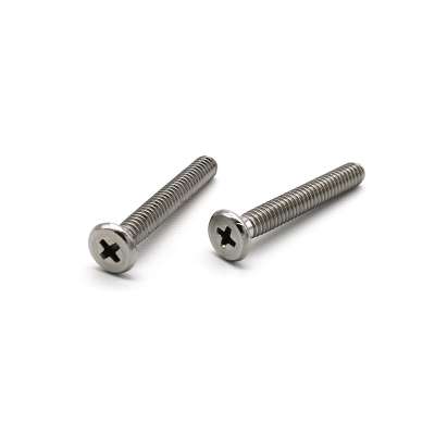 SUS304 Cross Recessed Countersunk Head Screw with Standards of DIN ISO JIS GB