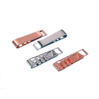 OEM Stamp Part Stainless Steel Money Clip With Spring For Tie