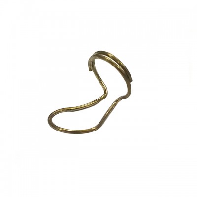 OEM Steel Small Waved R Metal Hook Clip For Golf Towel